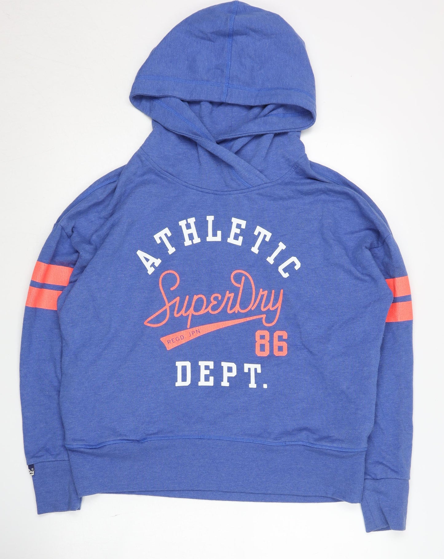 SuperDry Women's Blue Medium Pullover Hoodie