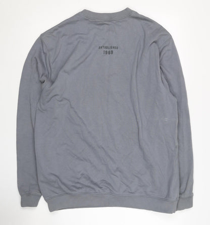 Mens UK Size L Gap Grey Pullover Sweatshirt