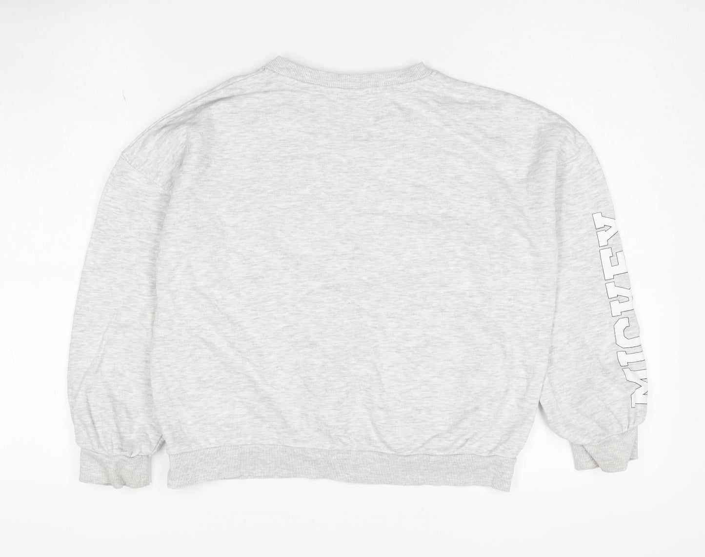 Marks and Spencer Unisex Kids Grey Pullover Sweatshirt 10-11Y
