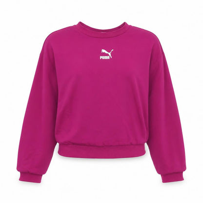 Womens UK Size XS PUMA Pink Pullover Sweatshirt