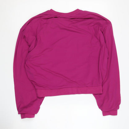 Puma Women's XS Pink Crew Neck Pullover Sweatshirt