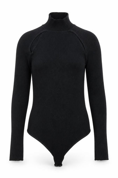 Abercrombie & Fitch Women's Black Bodysuit (S)