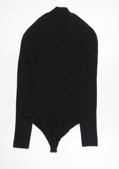 Abercrombie & Fitch Women's Black Bodysuit (S)
