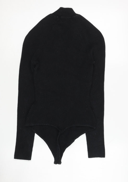 Abercrombie & Fitch Women's Black Bodysuit (S)