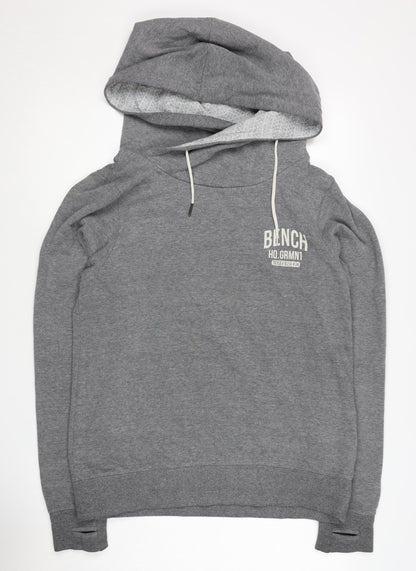 Mens UK Size M Bench Grey Pullover Hoodie