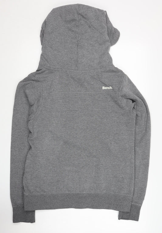 Mens UK Size M Bench Grey Pullover Hoodie