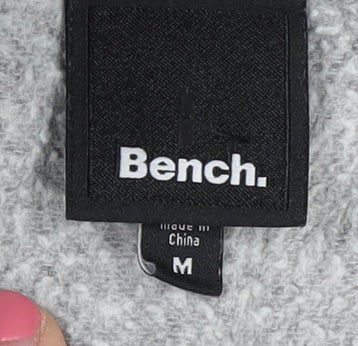 Mens UK Size M Bench Grey Pullover Hoodie