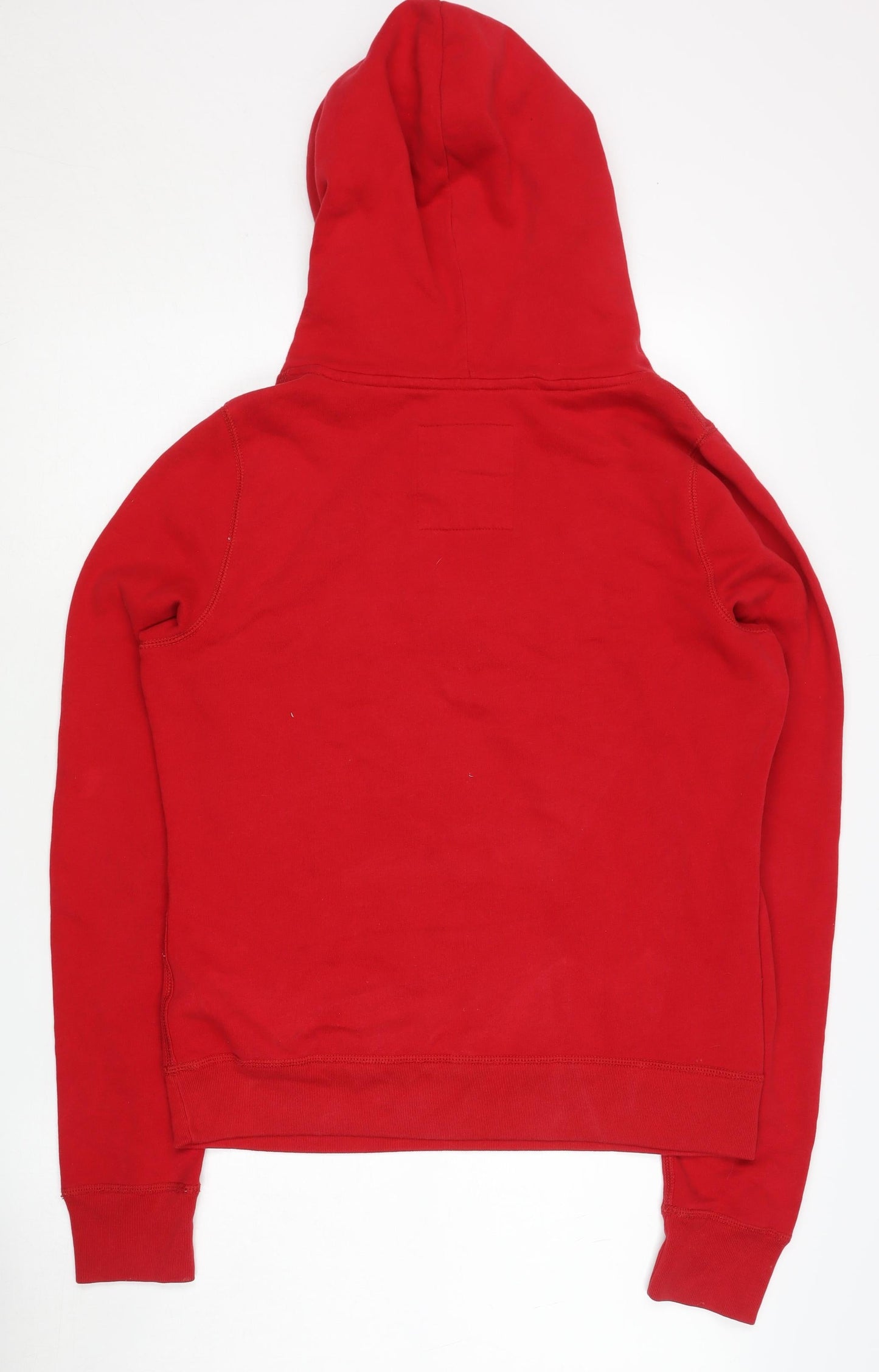 Hollister Red Womens Pullover Hoodie L
