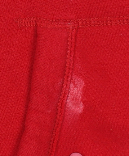 Hollister Red Womens Pullover Hoodie L