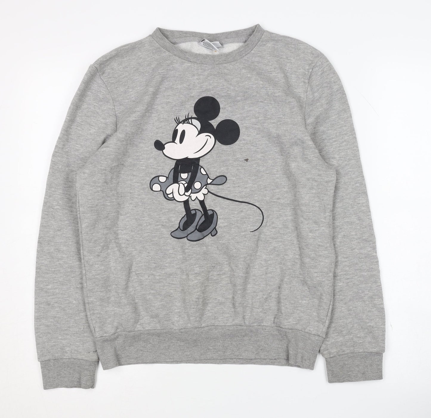 Womens UK Size S Disney Grey Pullover Sweatshirt