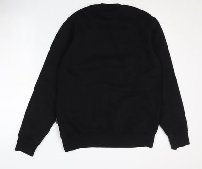 Mens UK Size XS NICCE Black Pullover Sweatshirt