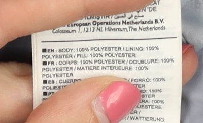 Nike Women's Blue Puffer Jacket M Hooded Winter Sportswear