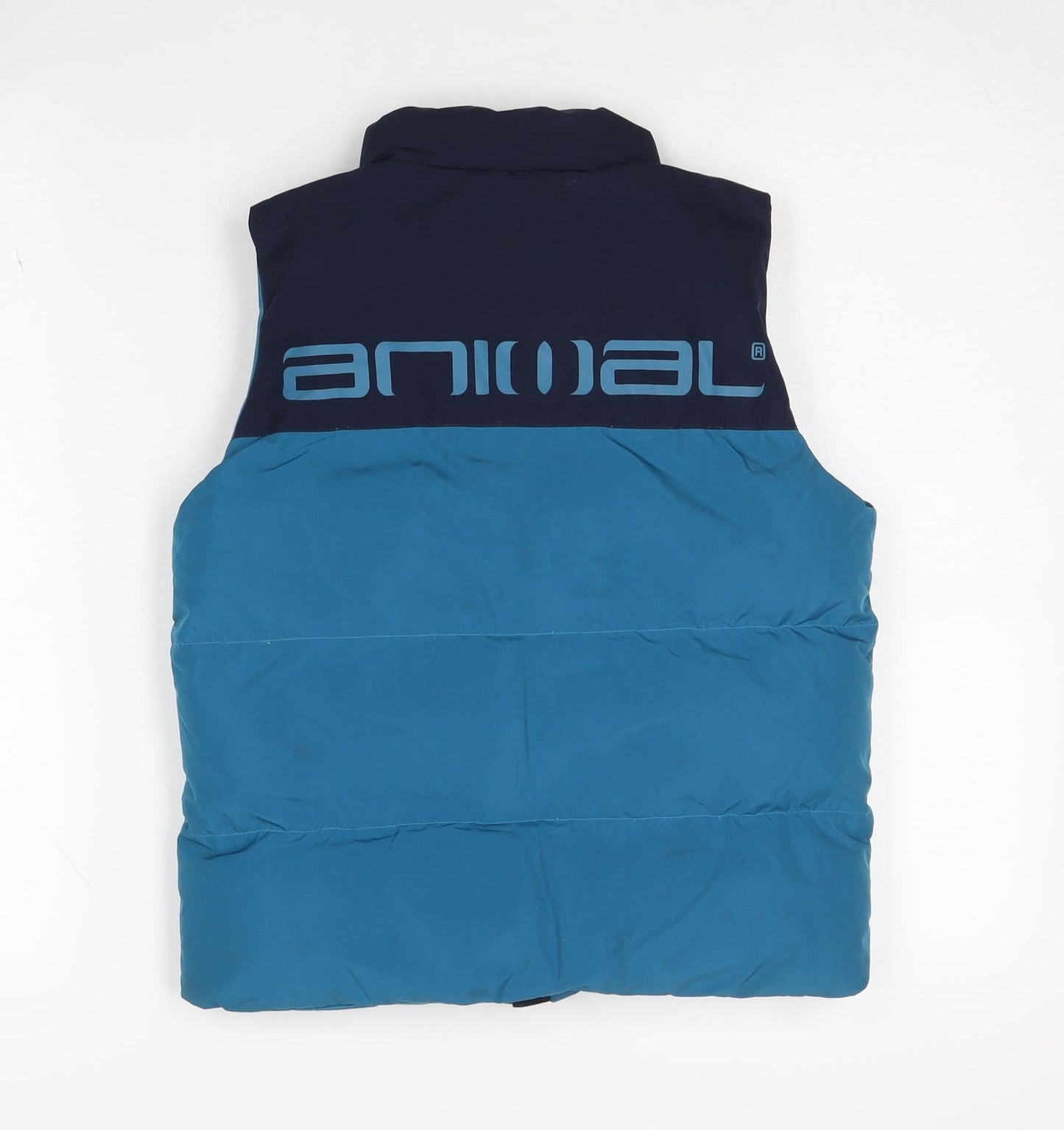 Animal Boys Blue Sleeveless Jacket 7-8 Years with Zip