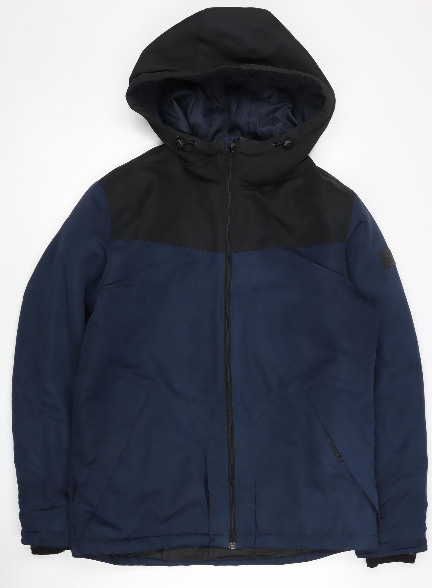 Mens UK Size M JACK & JONES Blue Puffer Jacket