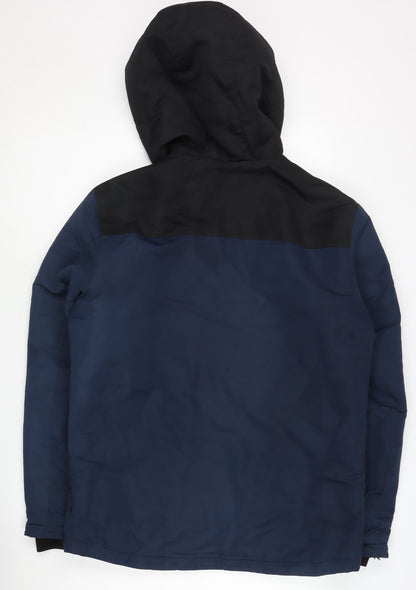 Mens UK Size M JACK & JONES Blue Puffer Jacket