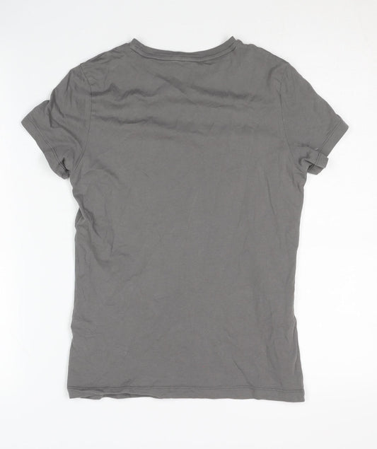 Puma Men's Grey Crew Neck T-Shirt Size S