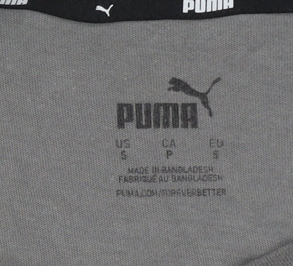 Puma Men's Grey Crew Neck T-Shirt Size S