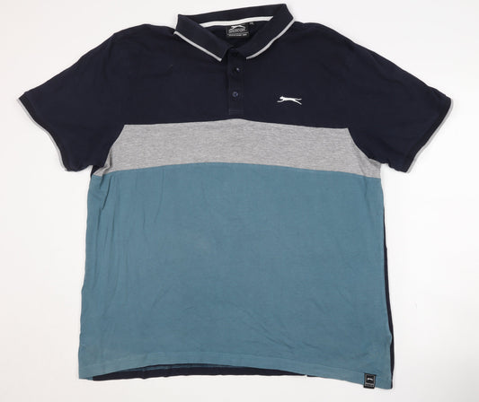 Slazenger Men's Multicoloured 2XL Polo Shirt