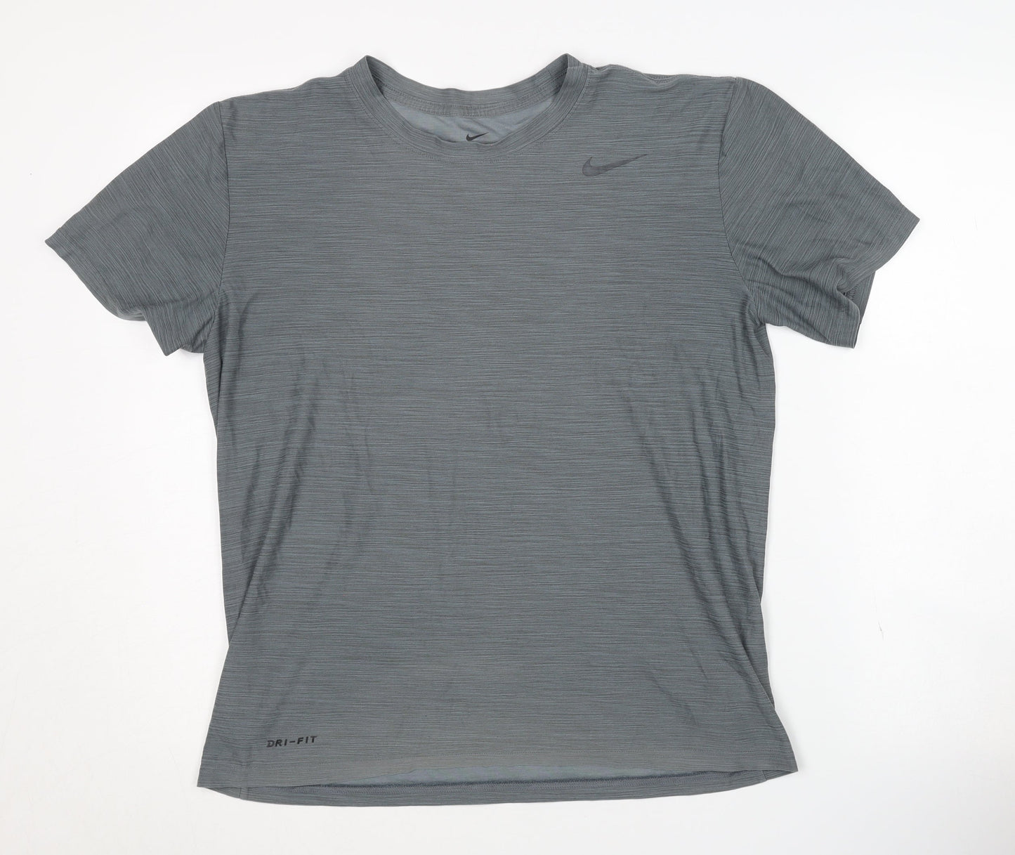 Nike Men's Grey Dri-FIT T-Shirt M Moisture Wicking