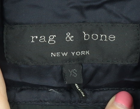 Mens UK Size XS rag & bone Blue Basic Jacket