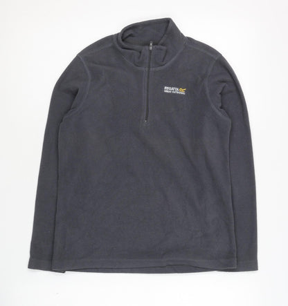 Regatta Boys Grey Fleece Sweatshirt 11-12 Years Outdoor Zip