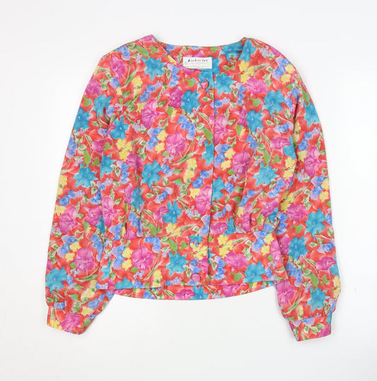 Womens UK Size 12 Berkertex Multicoloured  Blouse
