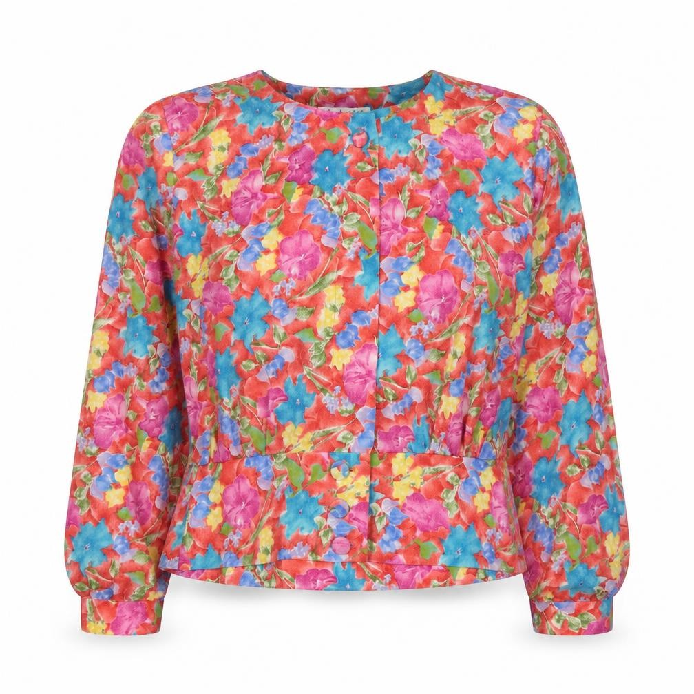 Womens UK Size 12 Berkertex Multicoloured  Blouse