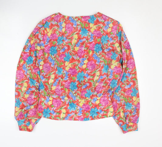 Womens UK Size 12 Berkertex Multicoloured  Blouse