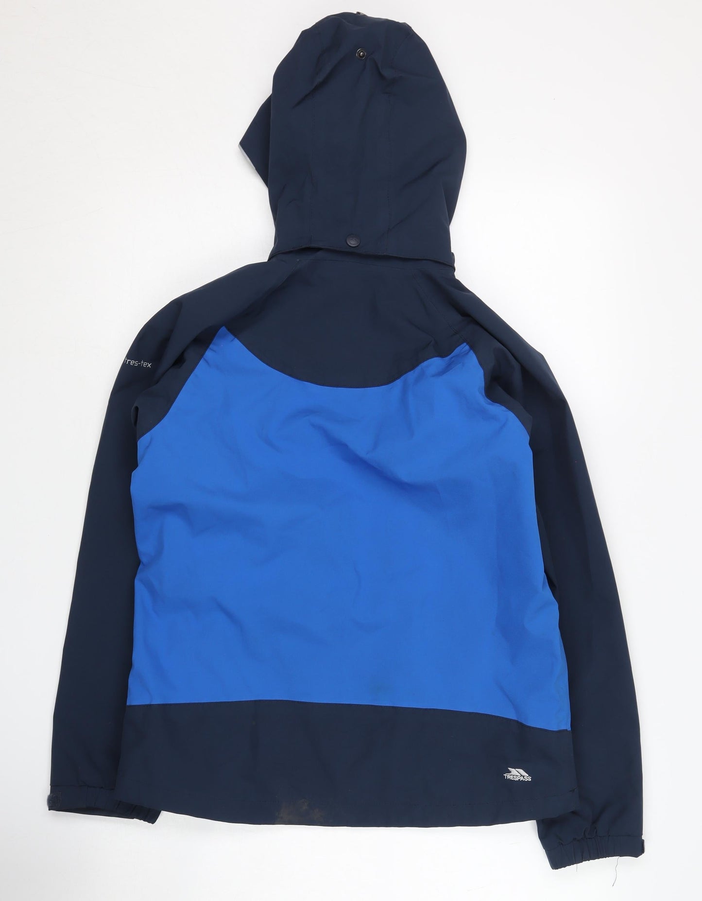 Trespass Boys' Blue Waterproof Rain Coat, Size 11-12 Years