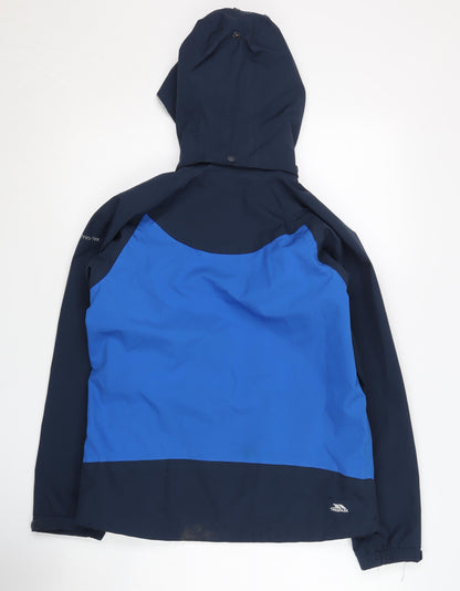 Trespass Boys' Blue Waterproof Rain Coat, Size 11-12 Years