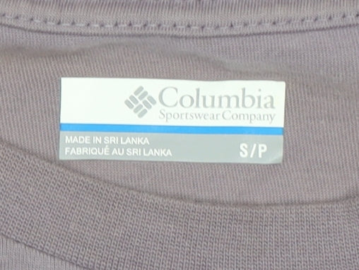 Columbia Unisex Purple Long Sleeve T-Shirt - Small