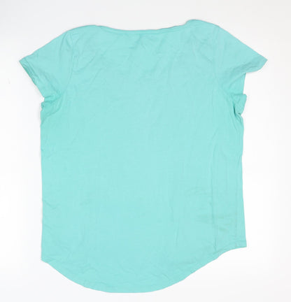 Crew Clothing Co. Women's Blue T-Shirt Size 14