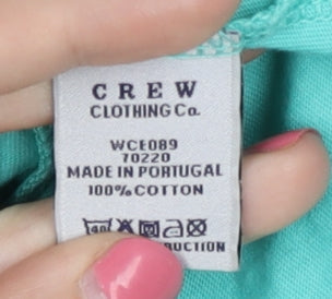 Crew Clothing Co. Women's Blue T-Shirt Size 14