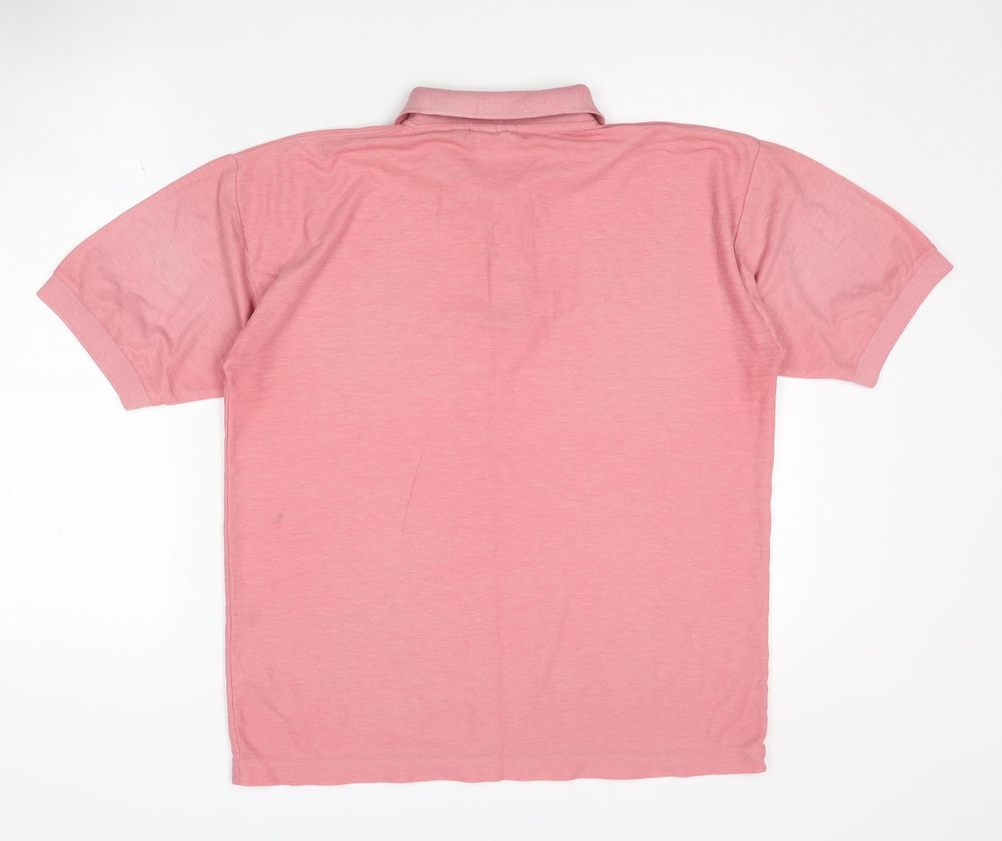 Leshark Men's Pink Polo Shirt L Short Sleeve Casual