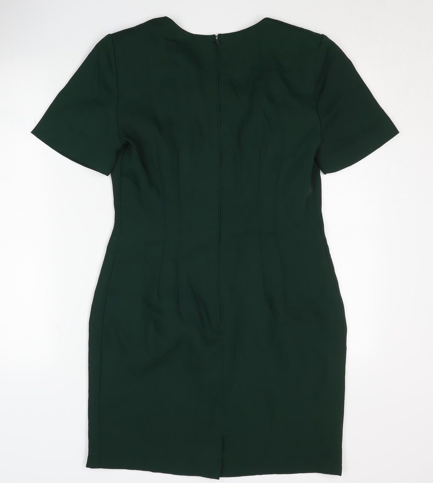Sag Harbor Women's Green Sheath Dress Size 8