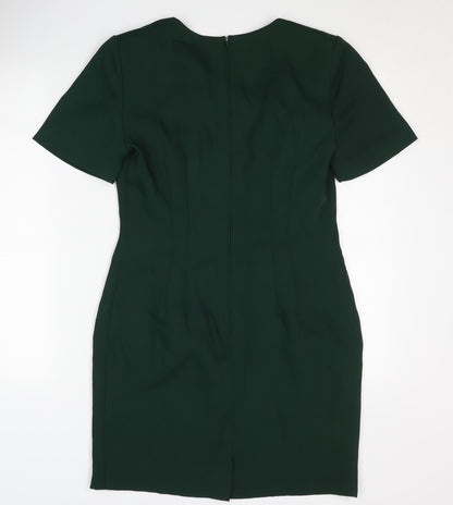 Sag Harbor Women's Green Sheath Dress Size 8