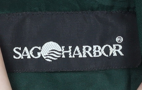 Sag Harbor Women's Green Sheath Dress Size 8