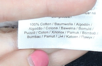 Only & Sons Men's Black Cotton Pullover Jumper Medium