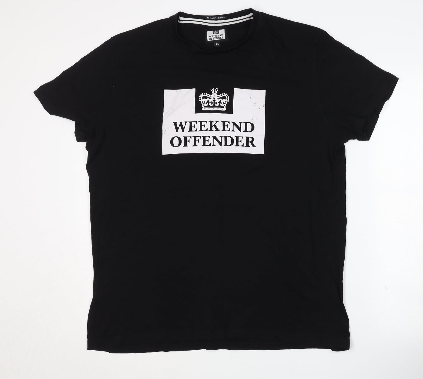 Weekend Offender Men's Black XL Graphic T-Shirt