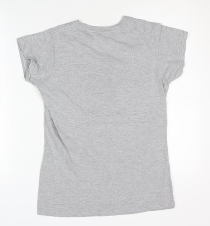 Unisex Adults UK Size L Harry Potter Grey  T-Shirt