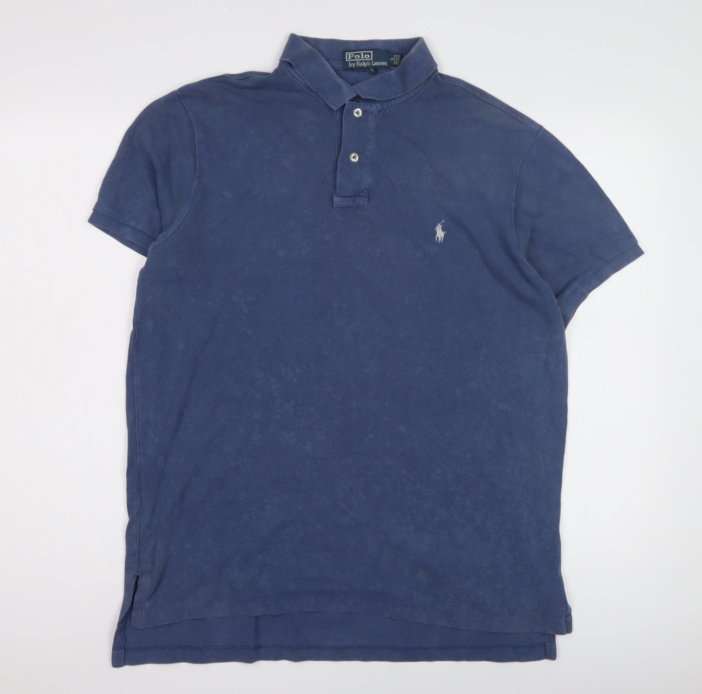 Ralph Lauren Men's Blue Polo Shirt, Size L