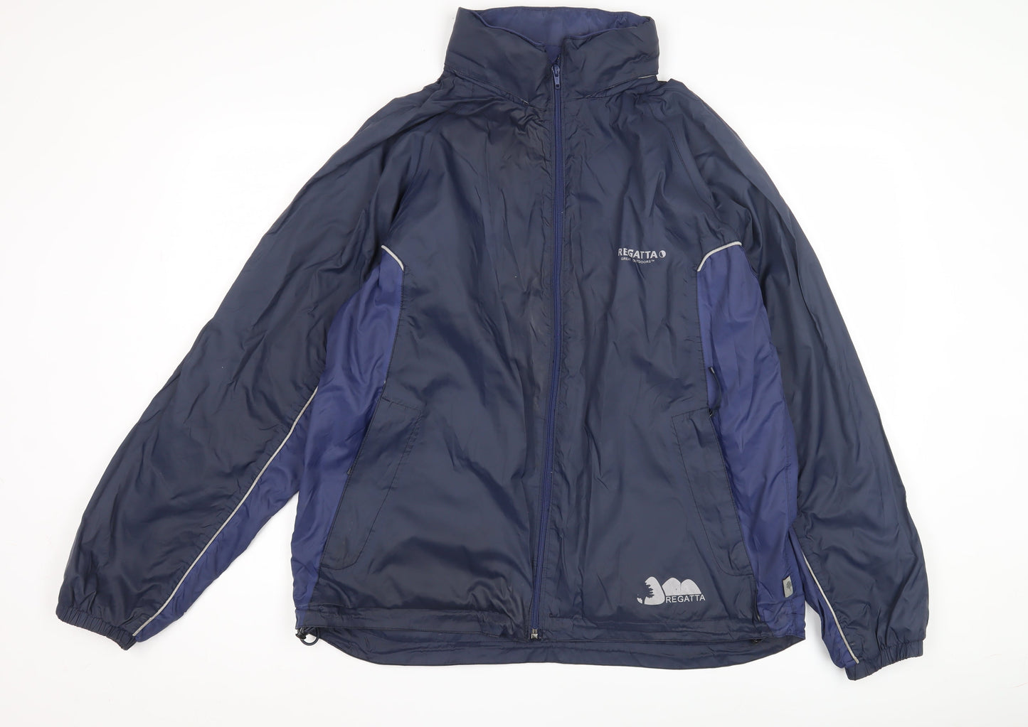 Unisex Adults UK Size L Regatta Blue Rain Coat