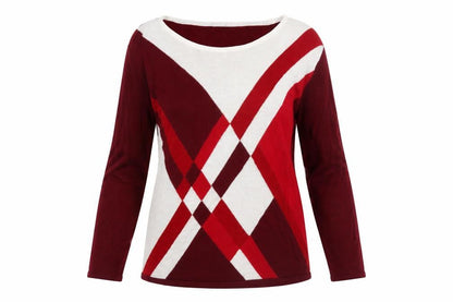 Womens UK Size L Damart Red Pullover Jumper