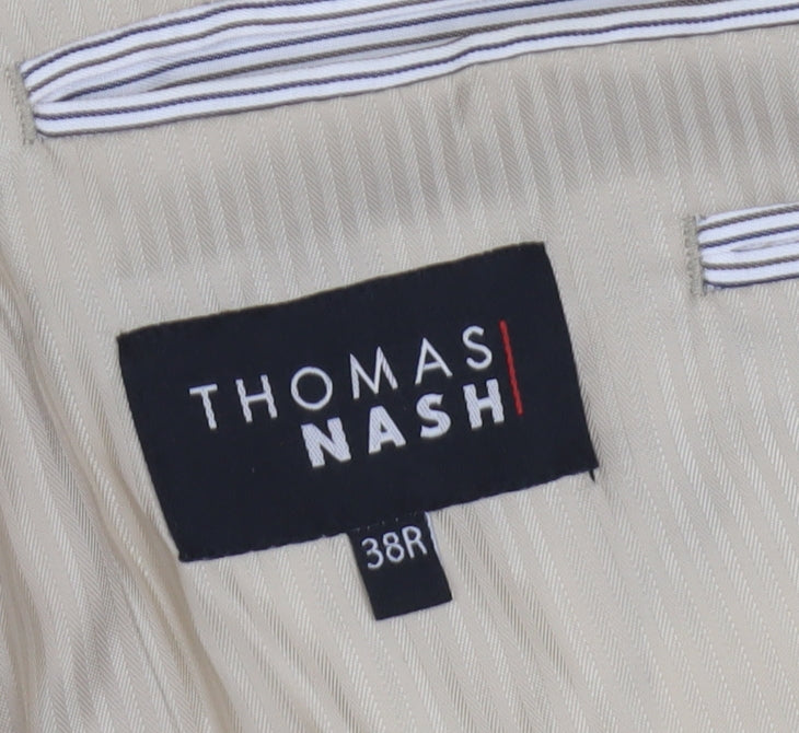 Mens UK Size 38 Thomas Nash Beige Basic Jacket