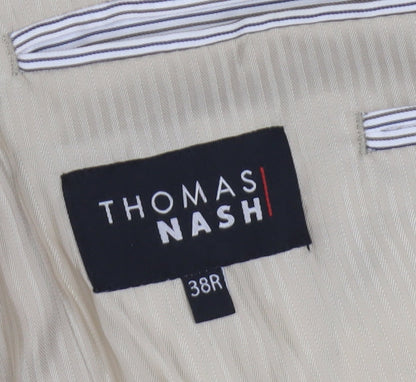 Mens UK Size 38 Thomas Nash Beige Basic Jacket