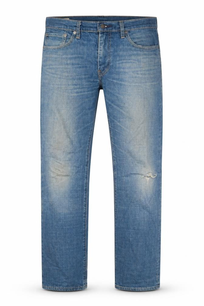 Mens UK Size 32 Levi's Regular Fit Straight Blue Jeans