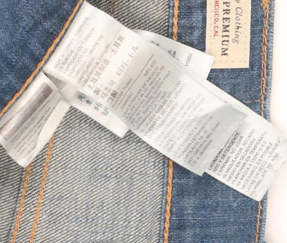 Levi's Men's Blue Straight Jeans, Size Regular, Medium Wash