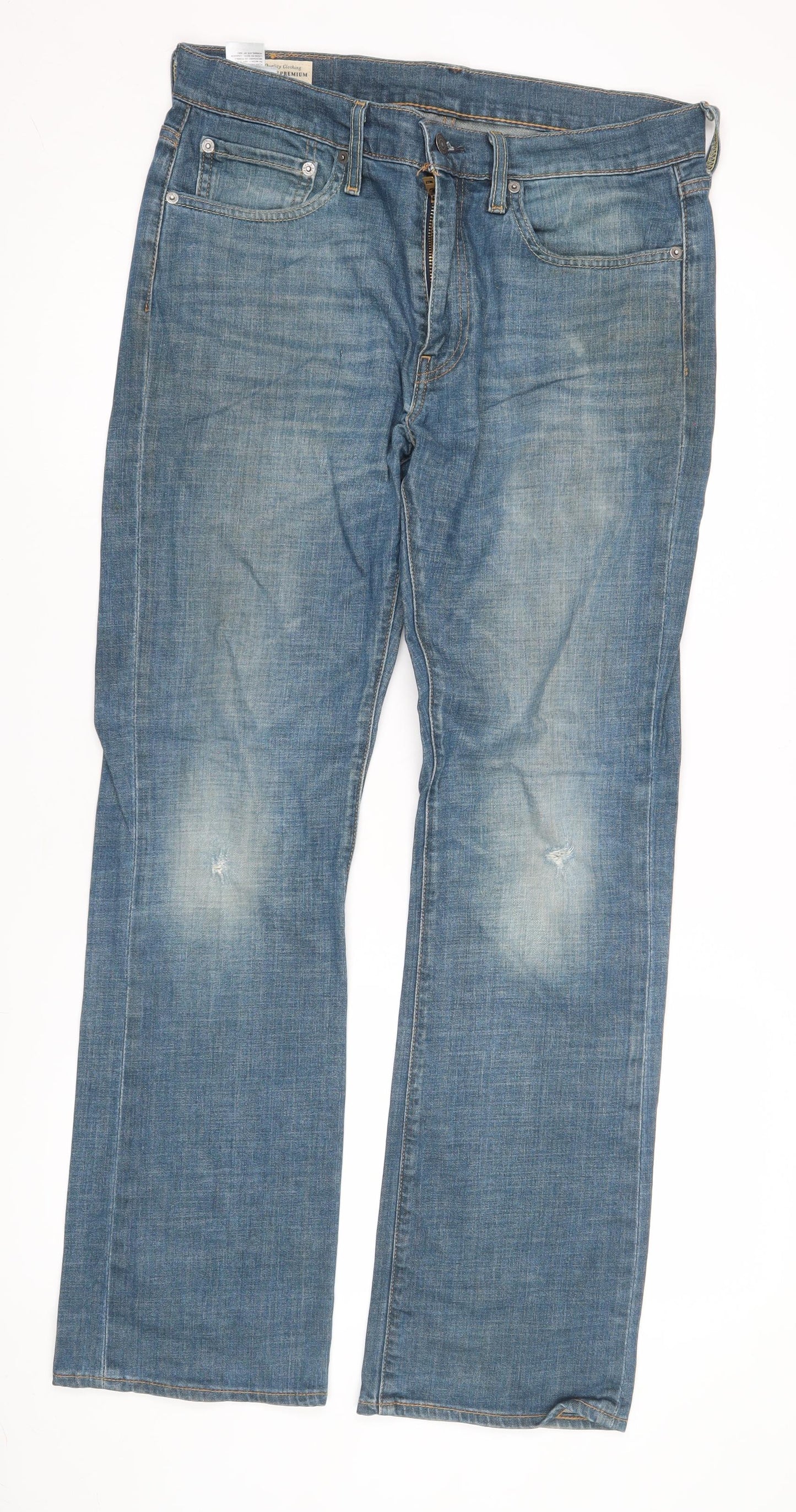 Levi's Men's Blue Straight Jeans W32 L32