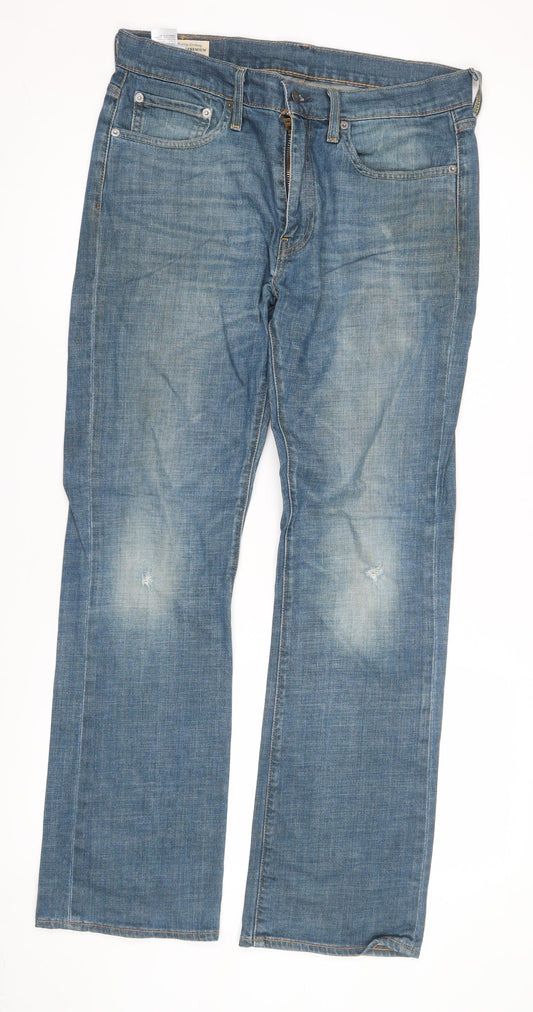 Levi's Men's Blue Straight Jeans W32 L32