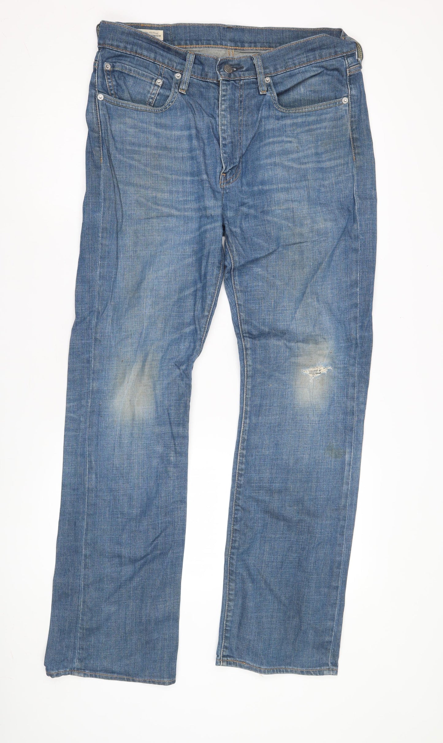 Levi's Men Straight Blue Jeans Size 34 Regular